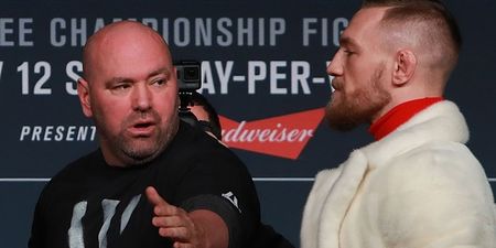 Dana White explains why he’s offering a 50/50 cut to Floyd Mayweather and Conor McGregor