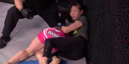 Huge controversy as fighter chokes opponent unconscious – but still loses fight