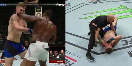This chilling corner advice makes UFC heavyweight’s brutal knockout even more terrifying