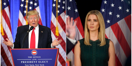 Donald Trump mistakes a woman from the UK for his daughter Ivanka