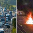 Breaking: Commuters warned of motorway chaos as huge fire closes down M25