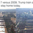 The difference in crowd size between Obama and Trump’s inauguration is staggering