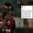 Mario Balotelli accuses rival fans of making monkey noises during Nice game