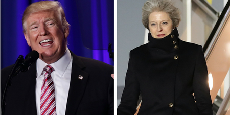 Donald Trump’s White House have already made an embarrassing error for Theresa May