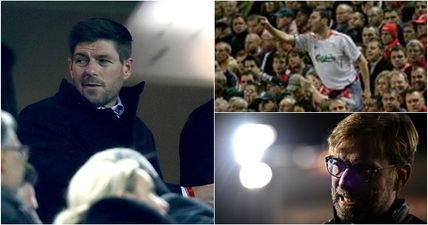 Liverpool fans point finger at Steven Gerrard curse as season hangs by a thread