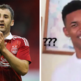 Aberdeen footballer indulges in the most Scottish refreshment imaginable during game