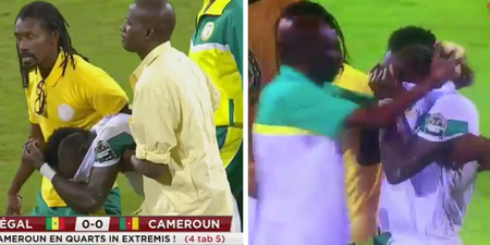 Sadio Mane was inconsolable after missing crucial penalty that will send him back to Liverpool