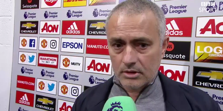 Jose Mourinho fires brutal putdown at BBC journalist before storming out of interview