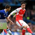 It looked like Mesut Özil shouted at Arsenal teammates for not apologising to fans