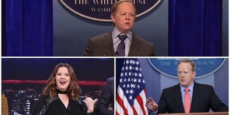 Melissa McCarthy plays Sean Spicer in hilarious SNL bit that’s being called “one of the best ever”