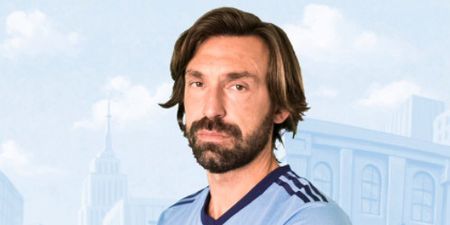 Either NYCFC’s new kit is brilliant or Andrea Pirlo can make anything look good