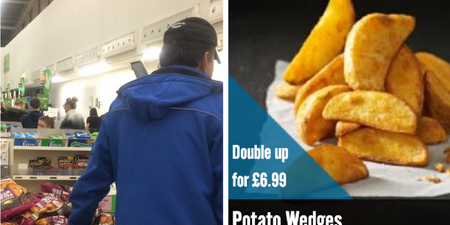 Domino’s explain why worker was seen bulk buying potato wedges from Asda