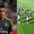 BBC producer discovers what happens if you piss Keylor Navas off during a training session
