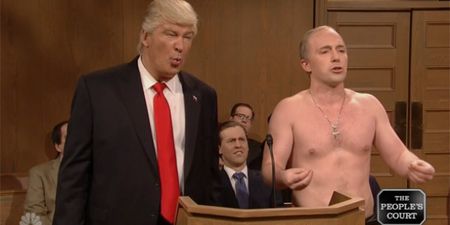 SNL’s Trump heads to The People’s Court to fight over the Muslim Ban