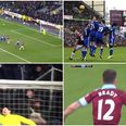 Robbie Brady scores one of the best free kicks of the season on his first start for Burnley