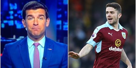 Sky presenter has unfortunate slip of the tongue describing Robbie Brady’s goal