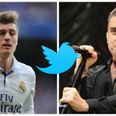 Find someone who tweets about you the way Toni Kroos tweets about Robbie Williams