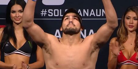 UFC star is looking absolutely huge after being forced up a weight