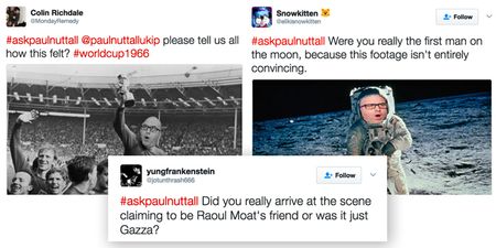 The #askpaulnuttall hashtag has gone viral and the questions are sensational
