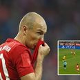 One Arsenal player gets the blame as Arjen Robben scores the most Arjen Robben goal possible