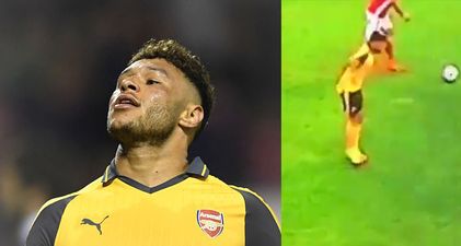 This Alex Oxlade-Chamberlain tantrum summed up a miserable night for Arsenal fans everywhere