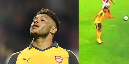 This Alex Oxlade-Chamberlain tantrum summed up a miserable night for Arsenal fans everywhere
