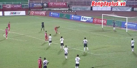 Vietnamese football team launches remarkable on-pitch protest after controversial penalty