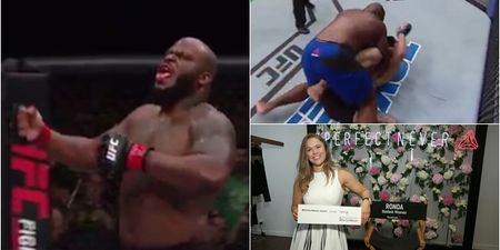 Derrick Lewis brings up Ronda Rousey just moments after knocking her boyfriend unconscious