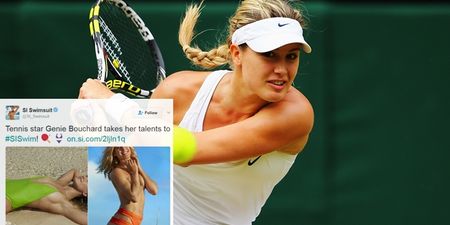 Eugenie Bouchard has the perfect response to critics of her Sports Illustrated shoot