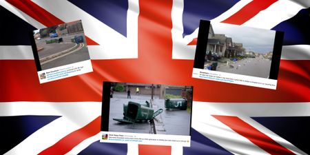 The people of Britain curse Storm Doris for turning up on bin day