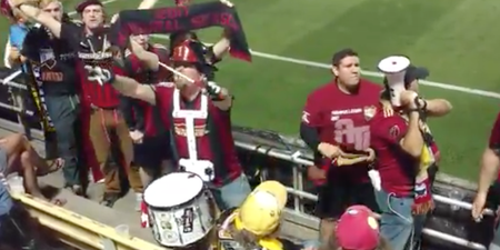 Fans of new Major League Soccer team show off ear-bleedingly-bad chant