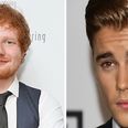 Ed Sheeran once smacked Justin Bieber in the face with a golf club