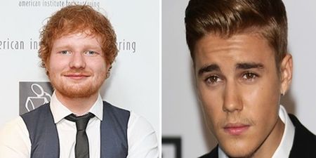 Ed Sheeran once smacked Justin Bieber in the face with a golf club