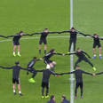 Paris Saint-Germain perform bizarre Nou Camp rondo as they prepare for Barca