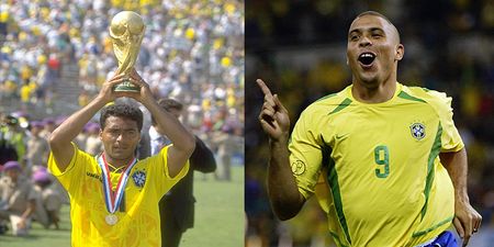 Romário gives a typically Romário response when asked if he or Ronaldo was the better player