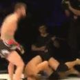 Watch this Scottish fighter score an absolutely sickening finish over UFC vet