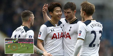 We all noticed Dele Alli’s angry reaction moments before Son’s wondergoal for Spurs