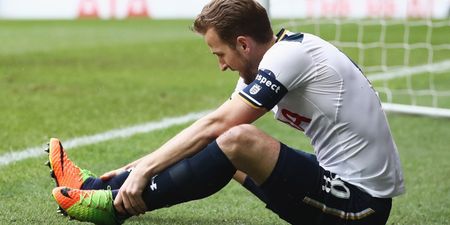 This image of Harry Kane’s horribly twisted ankle will have Spurs fans concerned