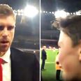 Young Arsenal fan embarrasses Per Mertesacker with oldest trick in the book – and he doesn’t react well