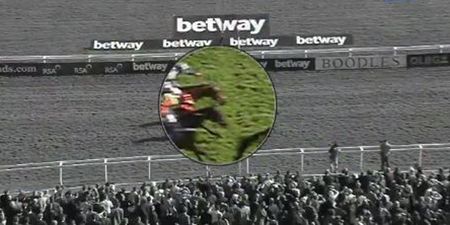 This was one of the most dramatic finishes you’ll ever see at Cheltenham