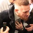 Conor McGregor roars into ESPN reporter’s face at ringside of Michael Conlan’s pro debut