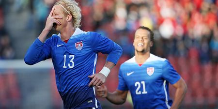 Former Premier League man Brek Shea wins the award for stupidest red card of the weekend