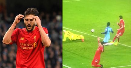 People seem to think Roberto Firmino started celebrating Adam Lallana’s late miss