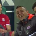 Bayern Munich players take the piss out of Arjen Robben’s angry reaction to being substituted