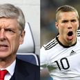 The #WengerOut brigade have another reason to be angry as Lukas Podolski scores screamer