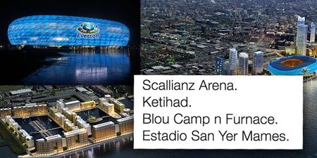 Fans have been suggesting names for Everton’s new dockside stadium and they’re hilarious