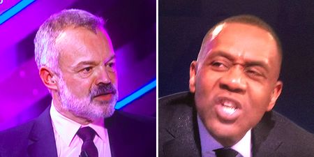 WATCH: Comic Relief got a little awkward when Sir Lenny Henry snapped at drunken guests