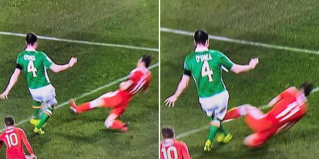 People saying this ‘cowardly’ challenge by Gareth Bale is worse than Taylor’s on Coleman