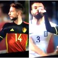 Belgium player involved in the strangest yellow card incident you’ll see this season