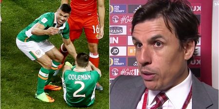 Chris Coleman’s explanation for why Wales were so physical will not endear him to Irish fans